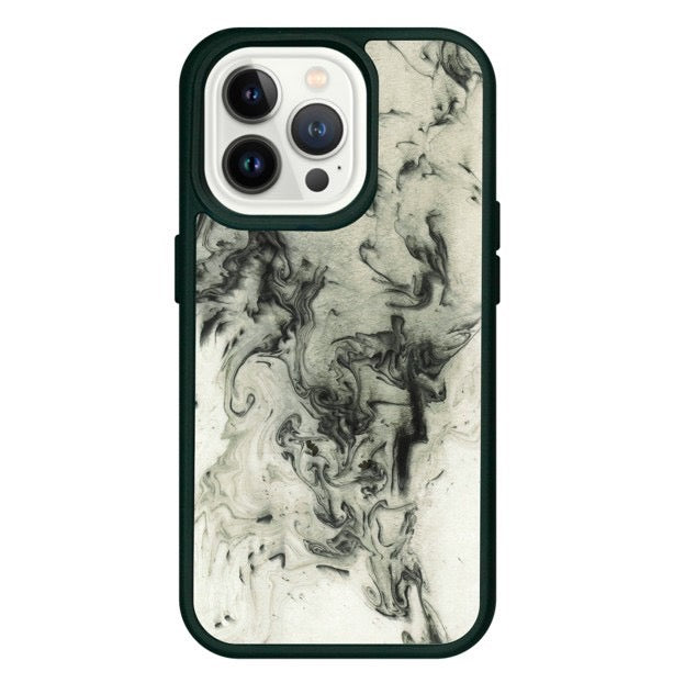 iPhoneケース　墨流しB